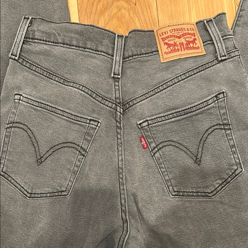 Levi's Gray Straight Leg Women's Jeans